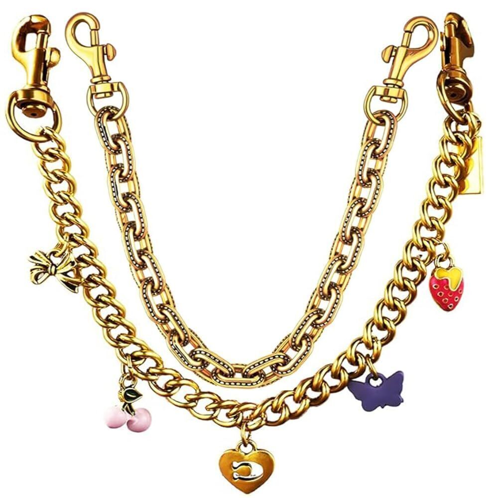 3535 Cute Bag Charms Chain Purse Charm for Handbag Gifts Girls -Keychain